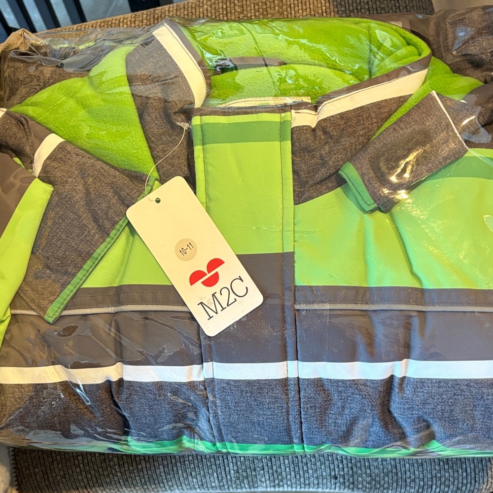Kids Green and Gray Jacket and Pants